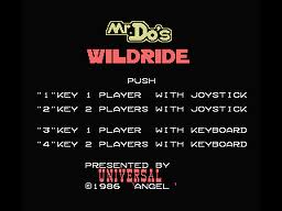 Mr. Do’s Wild Ride
